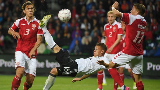 Watch: Kimmich salvages Germany's draw vs. Denmark on sensational overhead kick