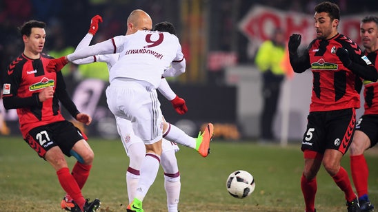 Lewandowski scores sensational winner for Bayern as Bundesliga resumes