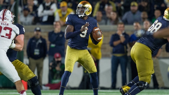 Former Notre Dame QB Malik Zaire to transfer to Florida