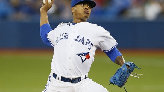 Blue Jays pitcher Marcus Stroman welcomes Jose Bautista back