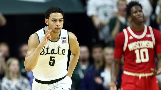 Valentine-led No. 8 Michigan State beats Wisconsin 69-57