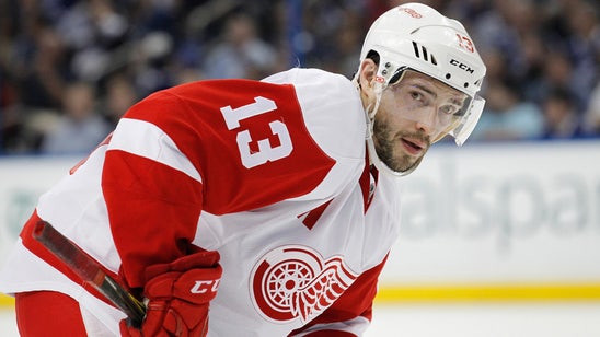 Red Wings Pavel Datsyuk makes season debut against Sharks