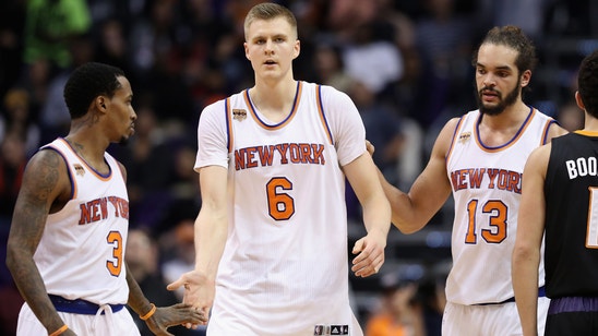Watch: Kristaps Porzingis, Marquese Chriss scuffle