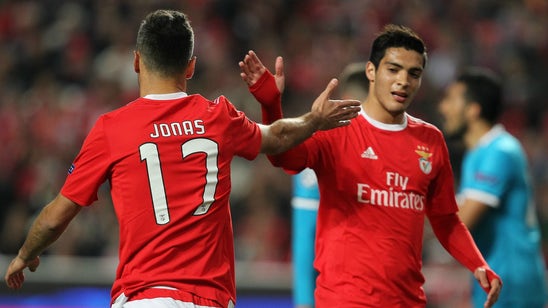 Raul Jimenez scored to get Benfica level with Bayern Munich
