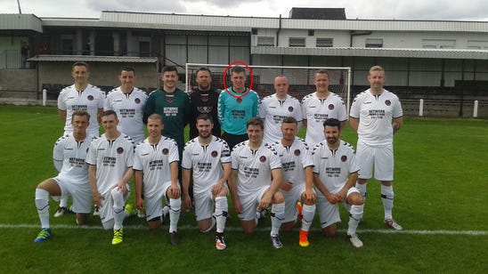 Goalkeeper sent off for peeing on the field, manager can't understand why