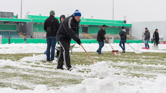 German soccer fans save the day by shoveling snow off field, team pulls off big upset