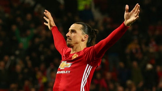 Zlatan Ibrahimovic celebrated Christmas Eve by doing snow angels in his underwear