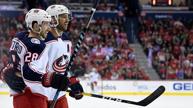 Power play and Bobrovsky shine as Blue Jackets beat Capitals