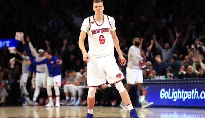 New York Knicks Kristaps Porzingis Is A Basketball Anomaly Fox