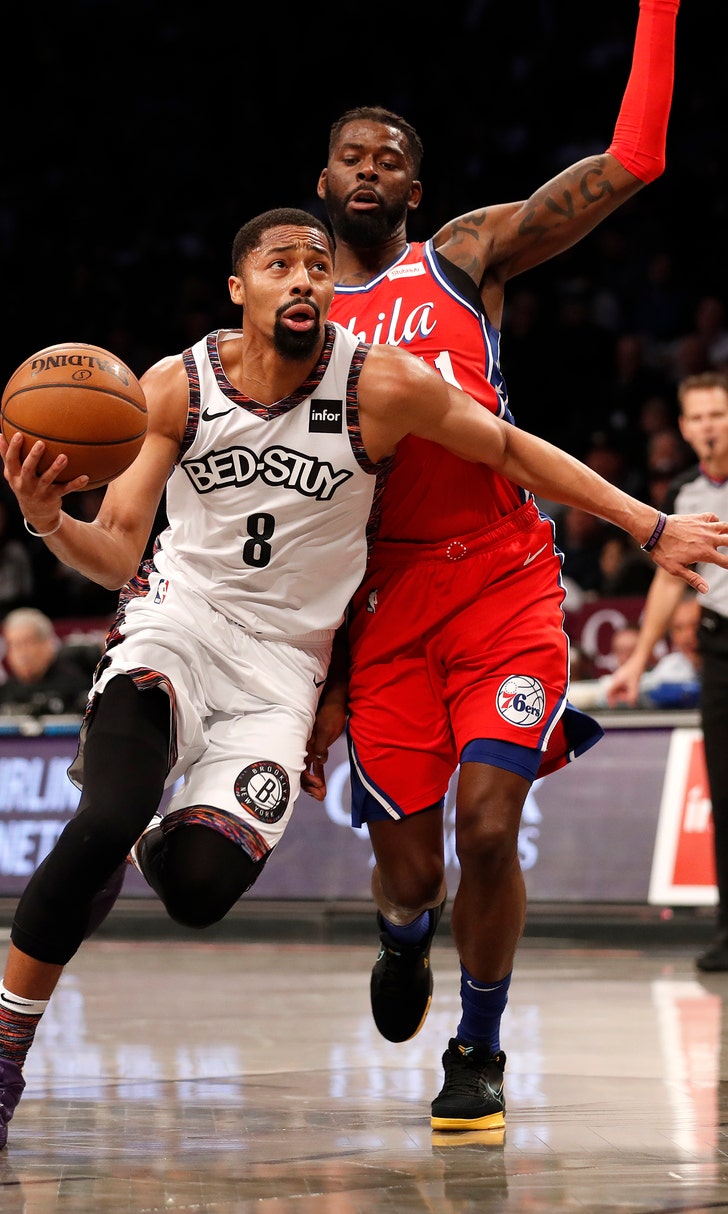 Dinwiddie scores 24 points, Nets end Sixers' 5-game streak | FOX Sports