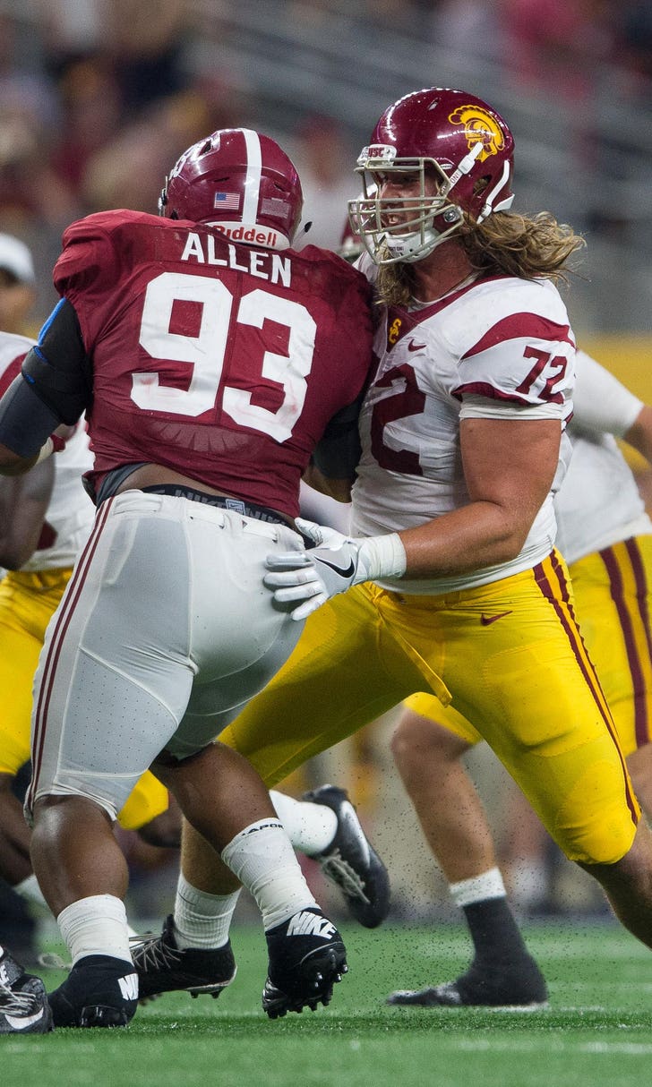 Chad Wheeler, OL, USC: 2017 NFL Draft Scouting Report ...