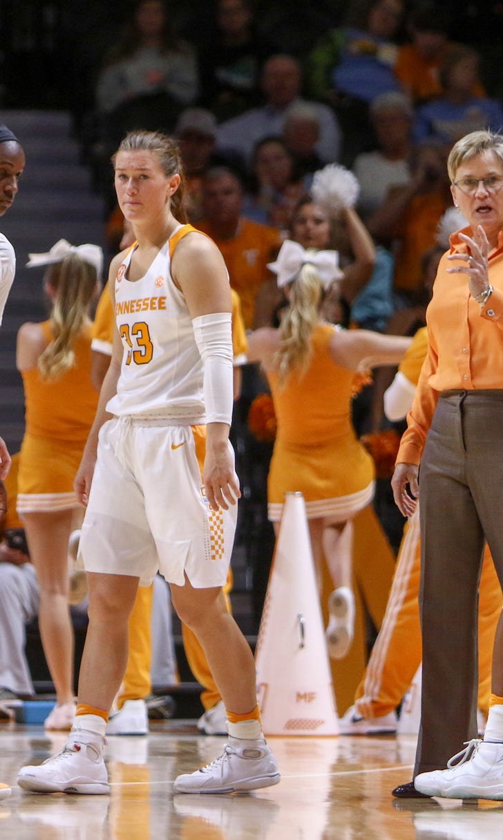 All for Tennessee Women's Basketball SEC Power Rankings for Jan. 31