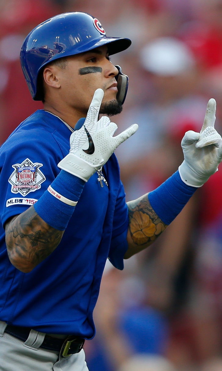 Baez hits grand slam, Cubs beat Reds 60 behind Quintana FOX Sports