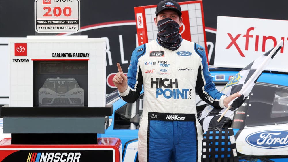 Briscoe Wins Emotional Toyota 200