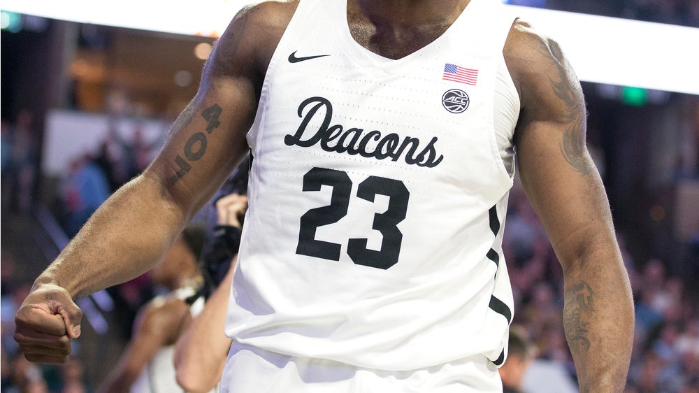 Wake Forest beats UNC 74-57 for 1st win in series since 2014