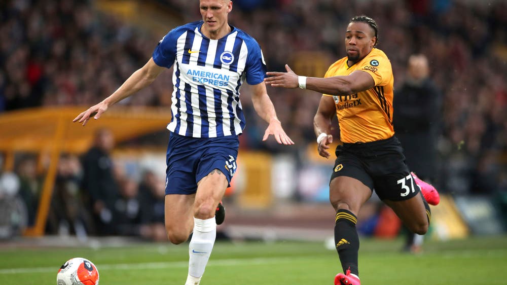 Top-4 chasing Wolves frustrated in 0-0 draw with Brighton