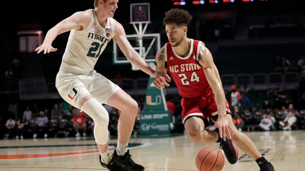 Bryce's double-double helps NC State beat Miami 83-72