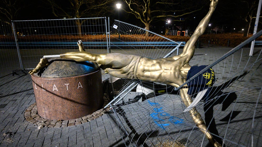 City of Malmo set to relocate vandalized Ibrahimovic statue