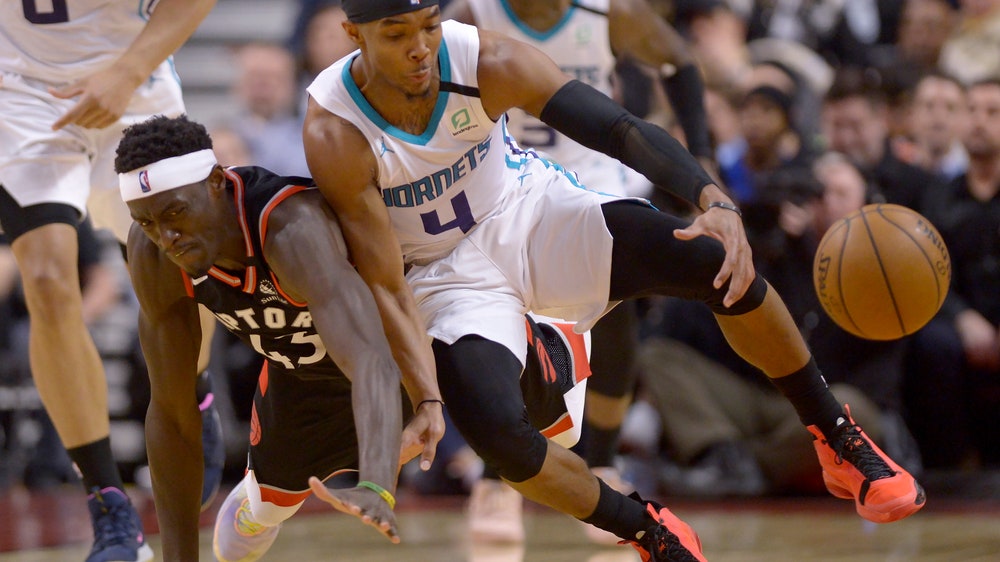 Rozier's late free throw lift Hornets past Raptors 99-96