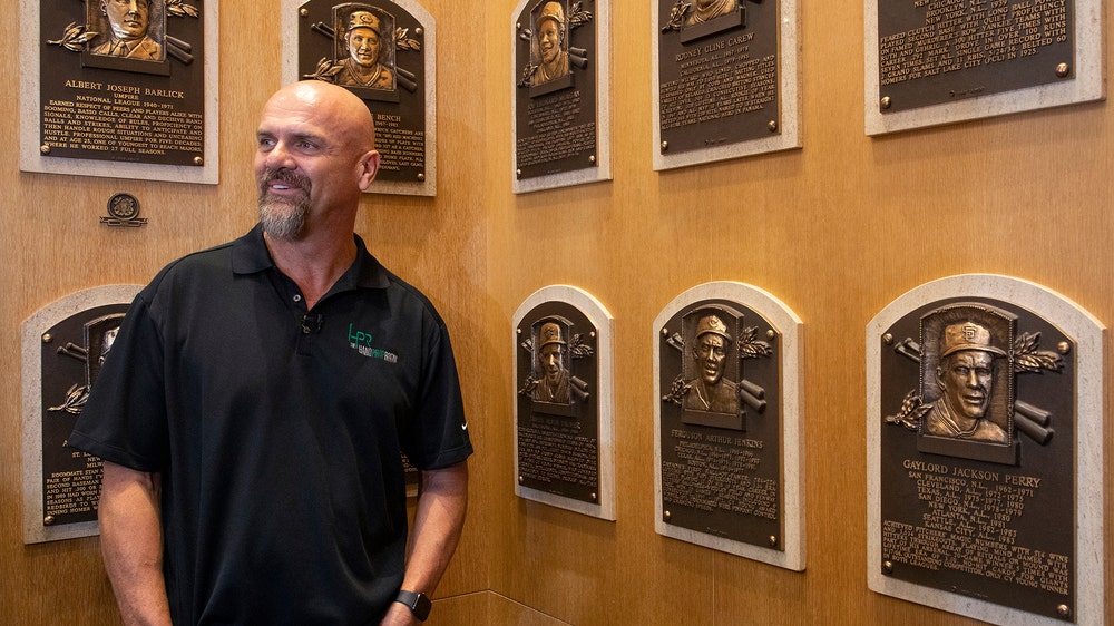 Walker bundle of nerves after touring Hall of Fame