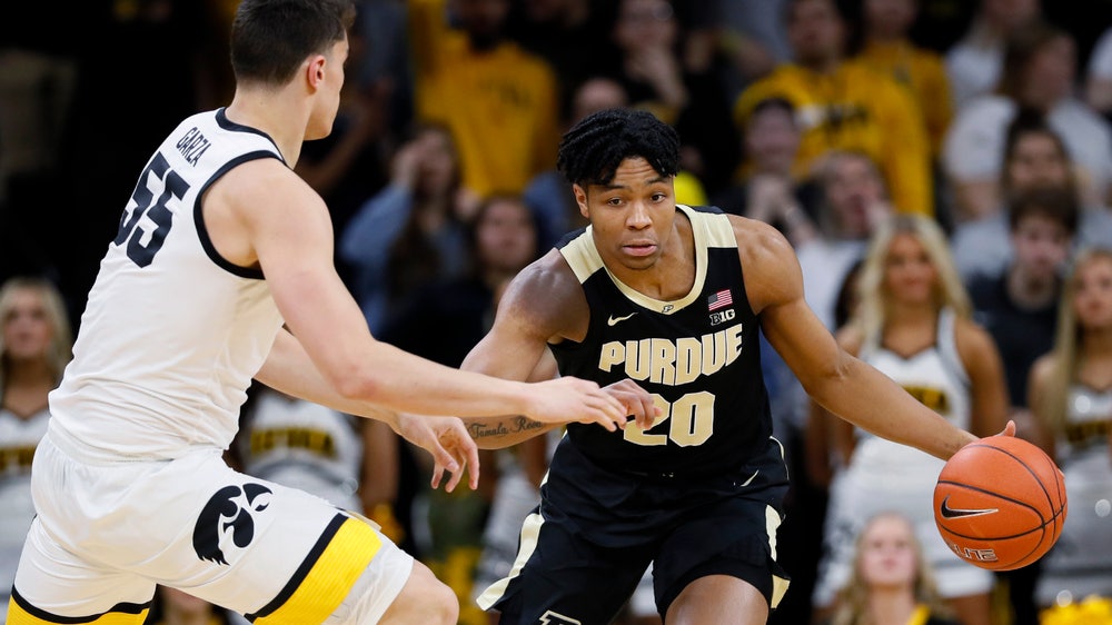 Hunter Jr helps Purdue beat No. 18 Iowa 77-68
