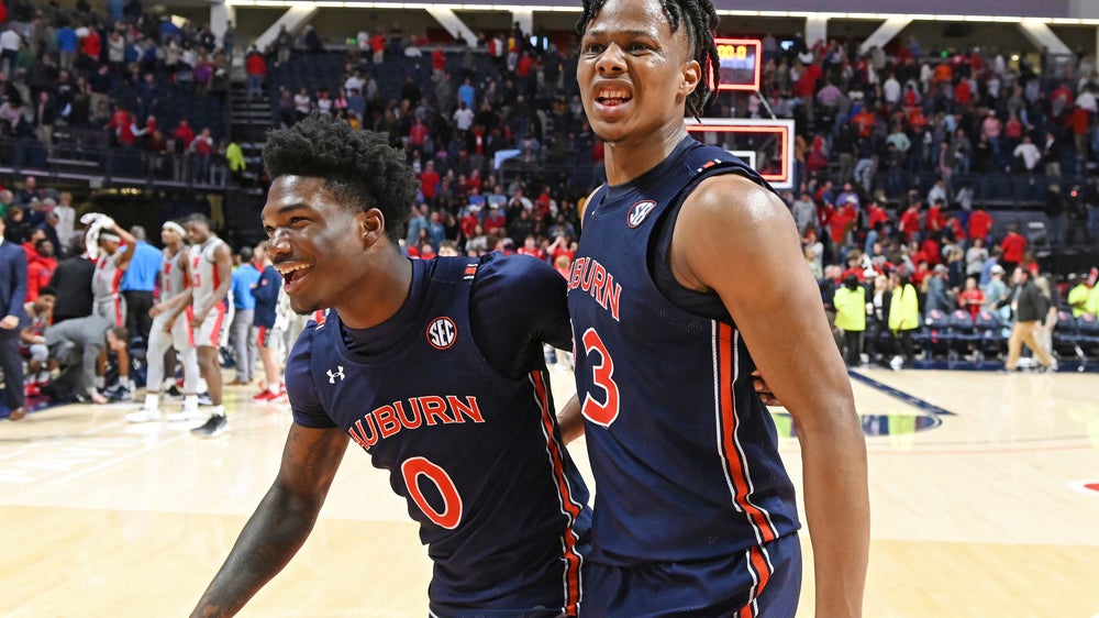 No. 17 Auburn rallies for double-overtime win at Mississippi