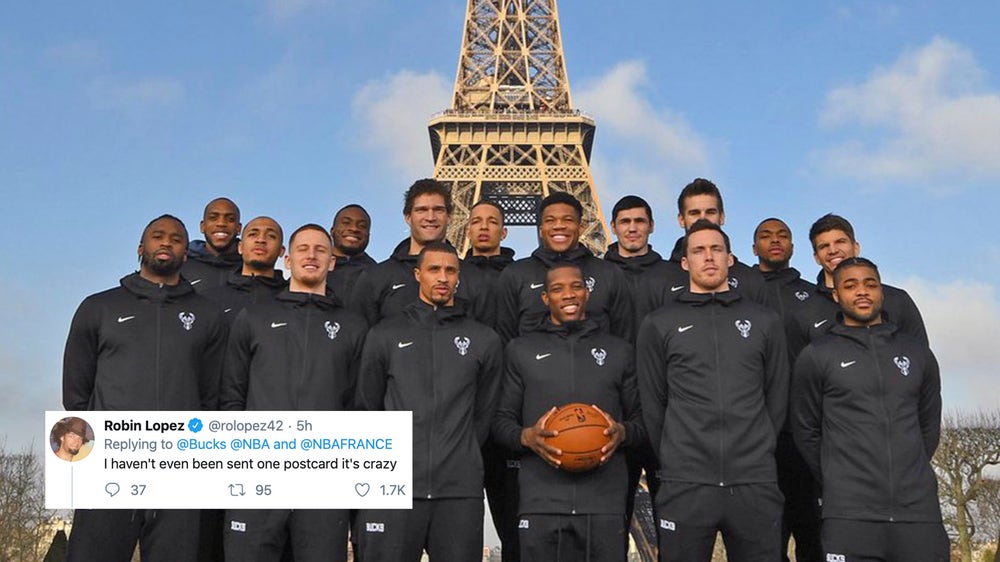 Top Tweets: Bucks arrive in Paris sans Robin Lopez