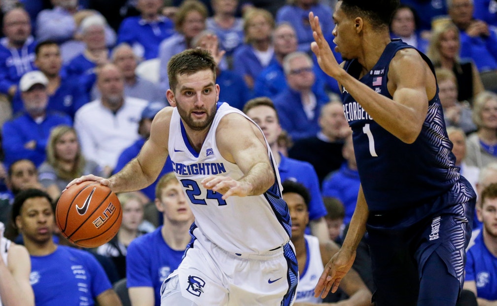 No 11 Creighton Lets 3s Fly In 91 76 Win Over Georgetown Fox Sports