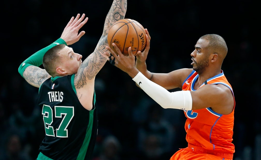 Schroder S Late Layup Lifts Thunder Over Celtics 105 104 Fox Sports