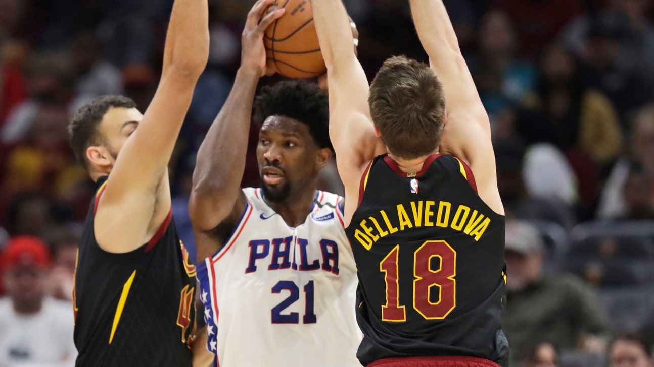 Sixers' star Embiid sprains shoulder against Cavaliers