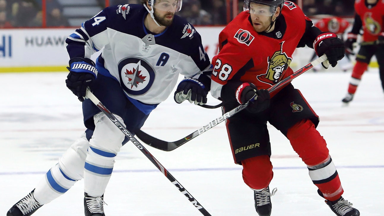 Scheifele scores 3 times as Jets beat Senators 5-1