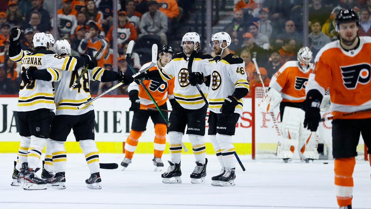 Bruins snap Flyers' 9-game win streak behind Rask shutout