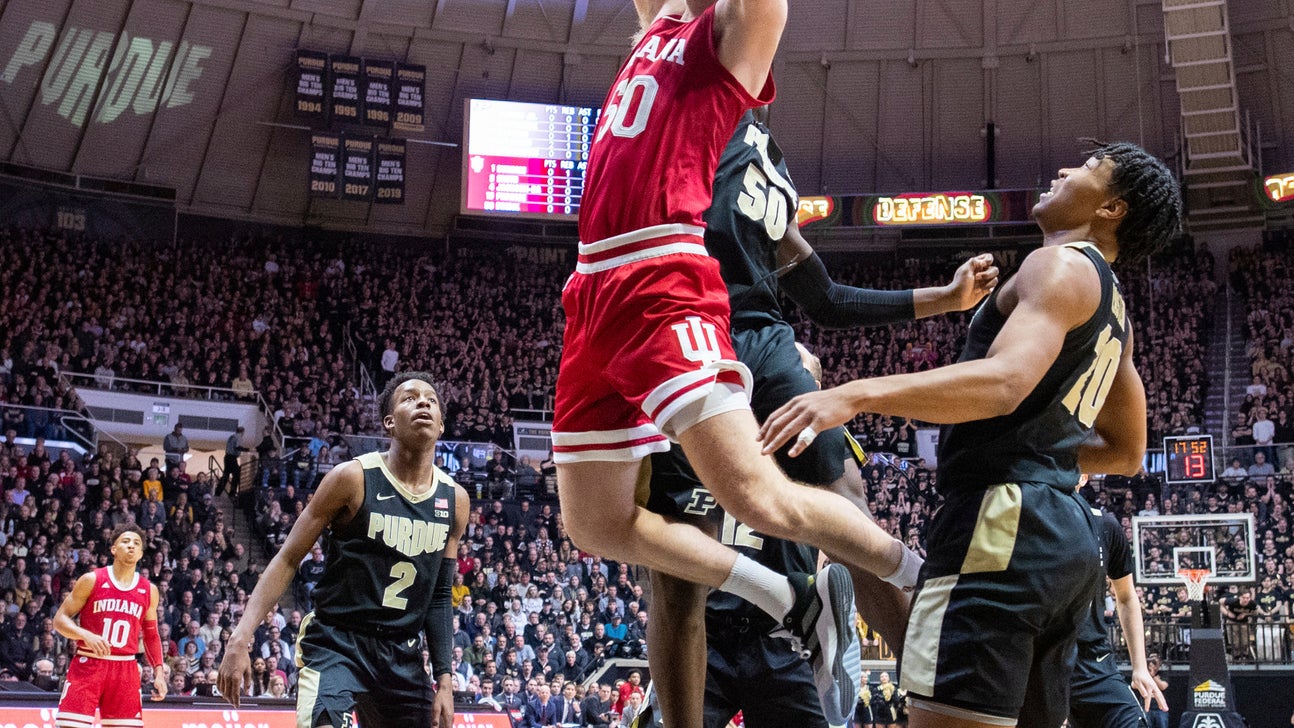 Purdue snaps 4-game losing streak by beating Indiana 57-49