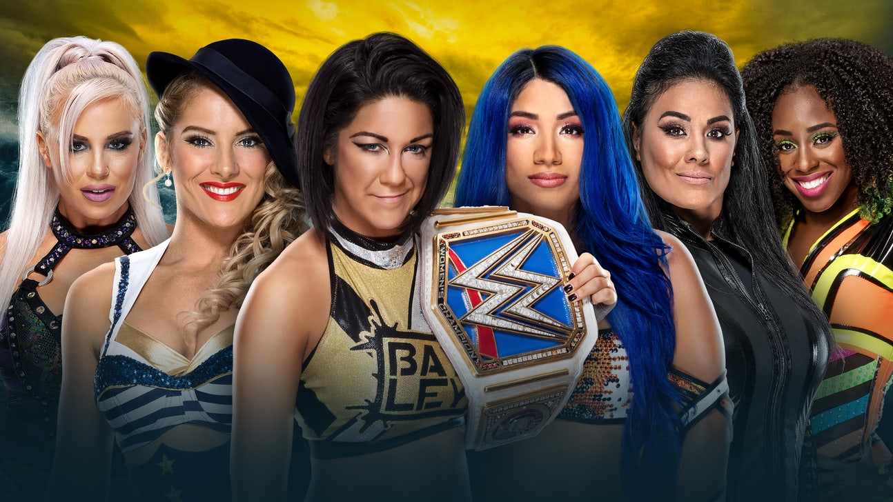 SmackDown Women’s Champion Bayley vs. Sasha Banks vs. Lacey Evans vs. Tamina vs. Naomi (WrestleMania Fatal 5-Way Elimination Match)