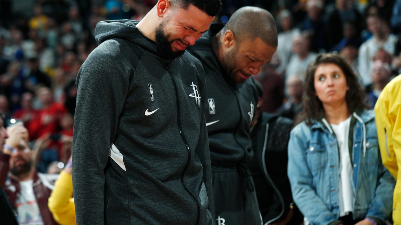 Jokic helps Nuggets beat Rockets 117-110 on somber day