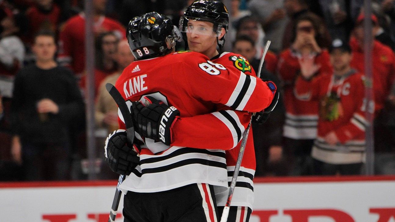 Kane scores twice, Blackhawks skate past Sharks 6-2