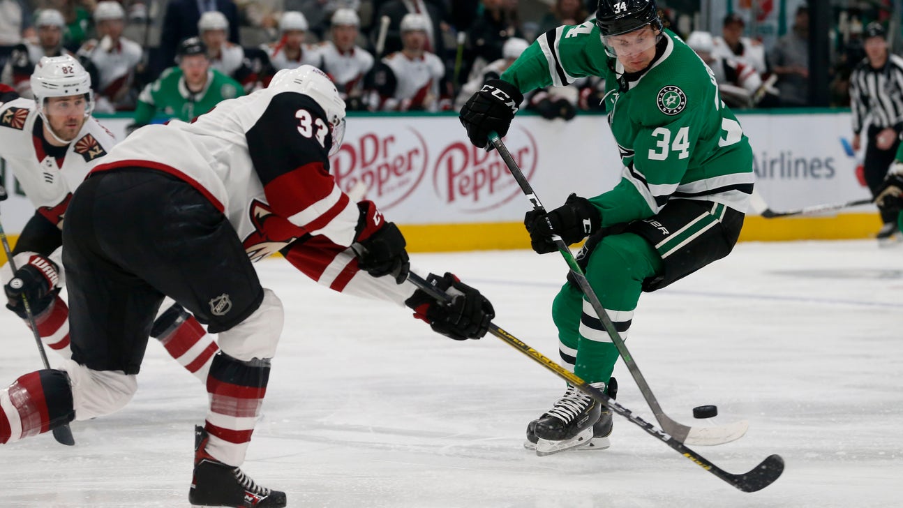 Oleksiak breaks 3rd-period tie, leads Stars past Coyotes 3-2