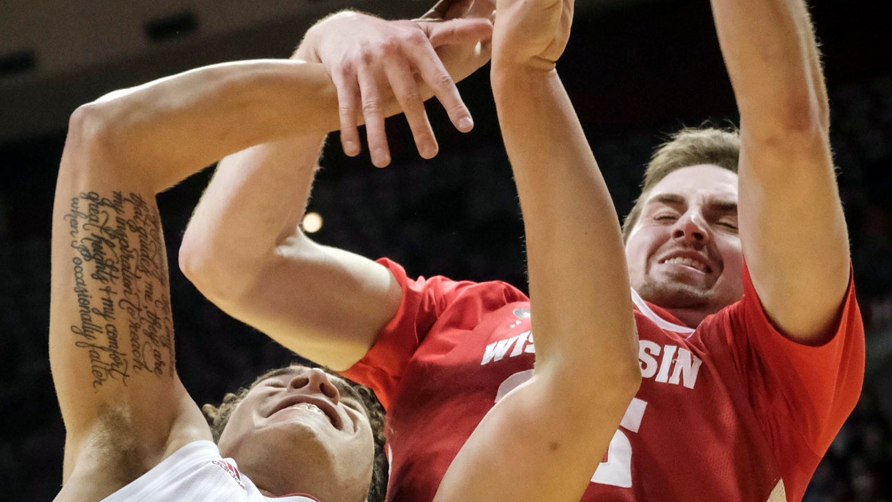 No. 24 Badgers clinch share of Big 10 title, beat Indiana