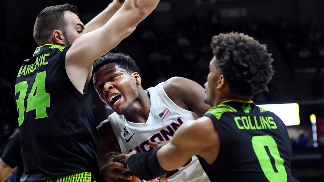 Vital, Bouknight lead UConn to 78-71 win over South Florida