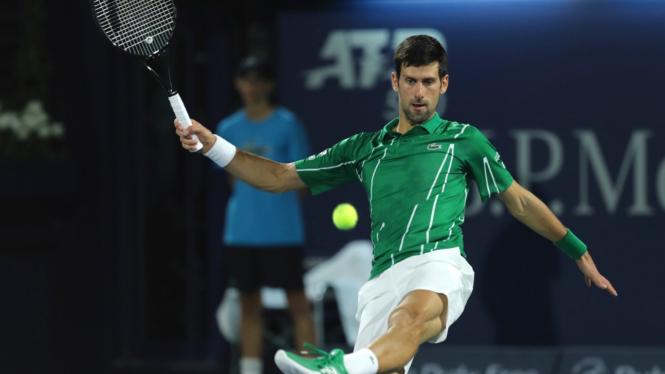Top-ranked Djokovic, Tsitsipas reach Dubai quarterfinals