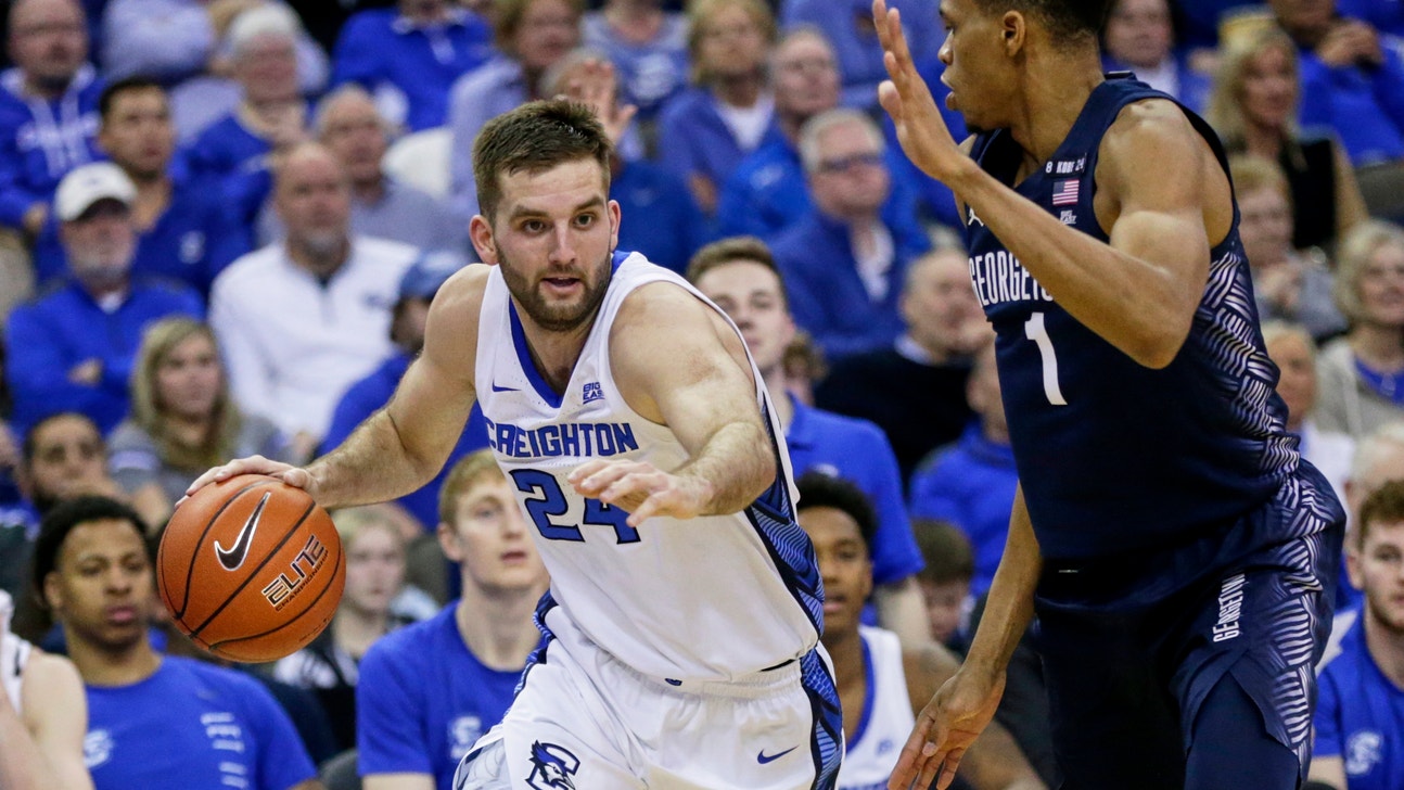 No. 11 Creighton lets 3s fly in 91-76 win over Georgetown