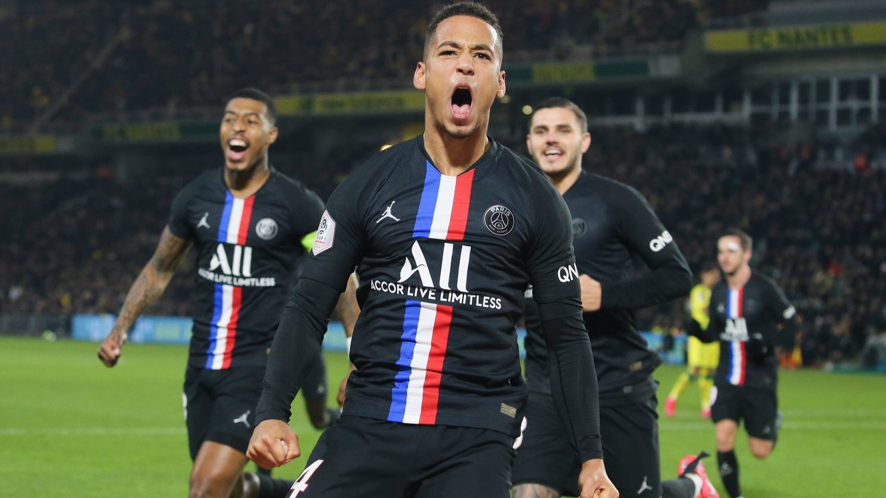 PSG beats Nantes 2-1 to move 15 points ahead; Lille wins