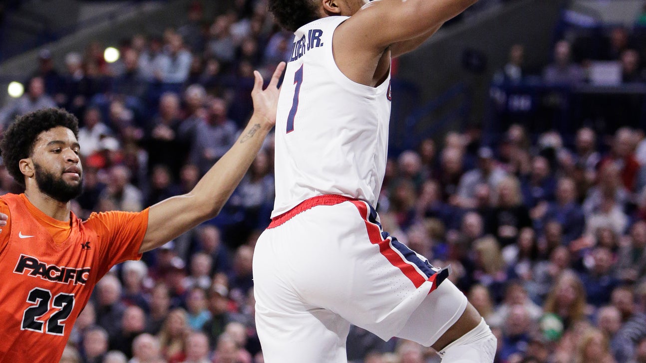 Tillie scores 22 points, No. 2 Gonzaga routs Pacific 92-59
