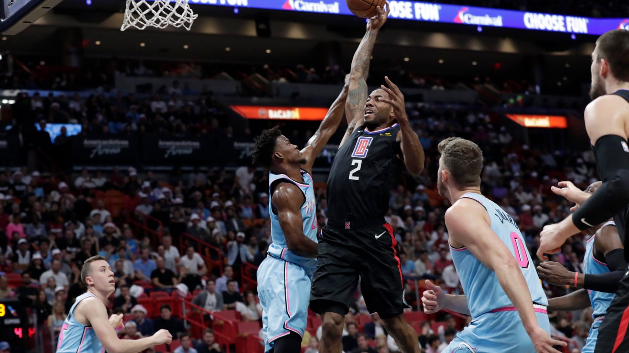 Leonard's 1st triple-double sends Clippers past Heat 122-117