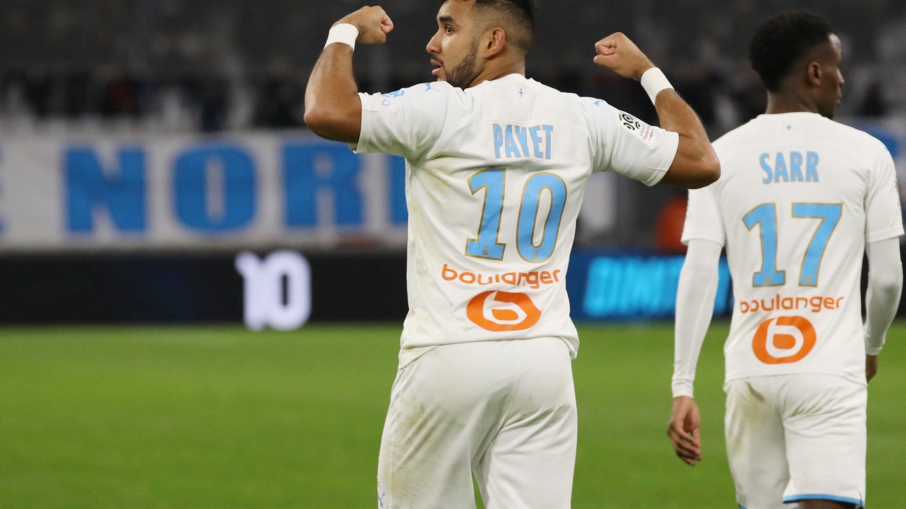 Payet scores as 2nd-place Marseille moves clear of Rennes