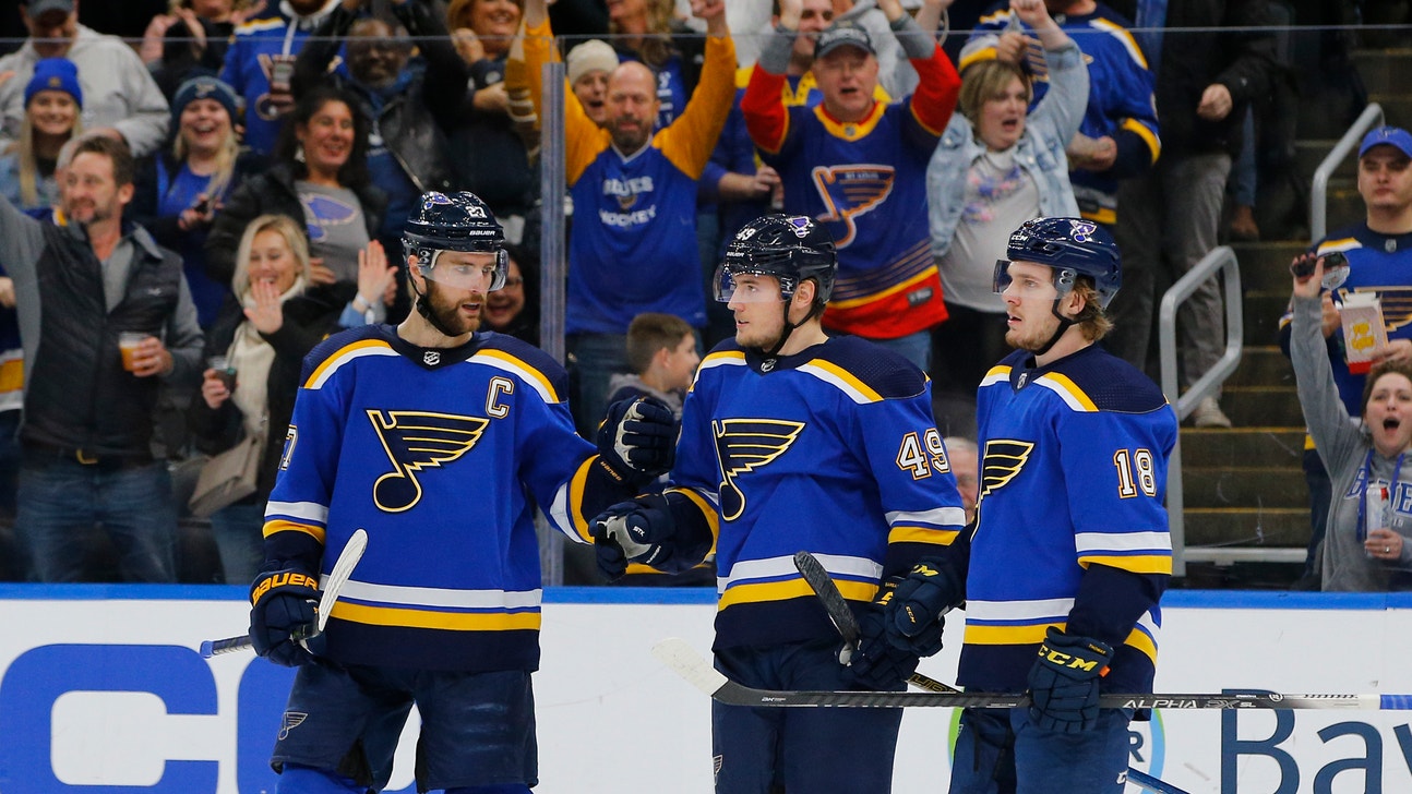 Barbashev scores twice, Blues beat Devils 3-0
