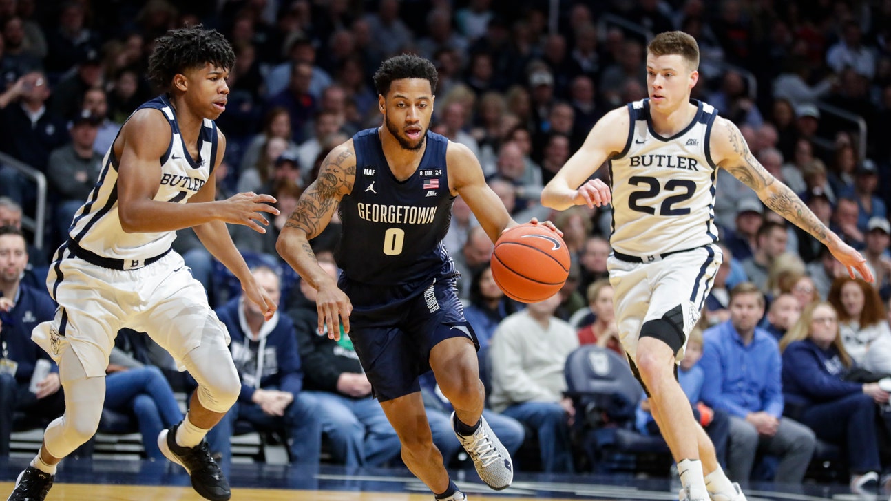Allen scores 22, Georgetown beats No. 19 Butler on the road