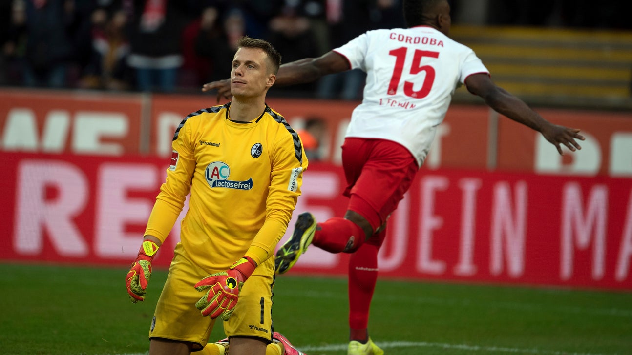 Freiburg's Bundesliga slump continues in 4-0 loss at Cologne