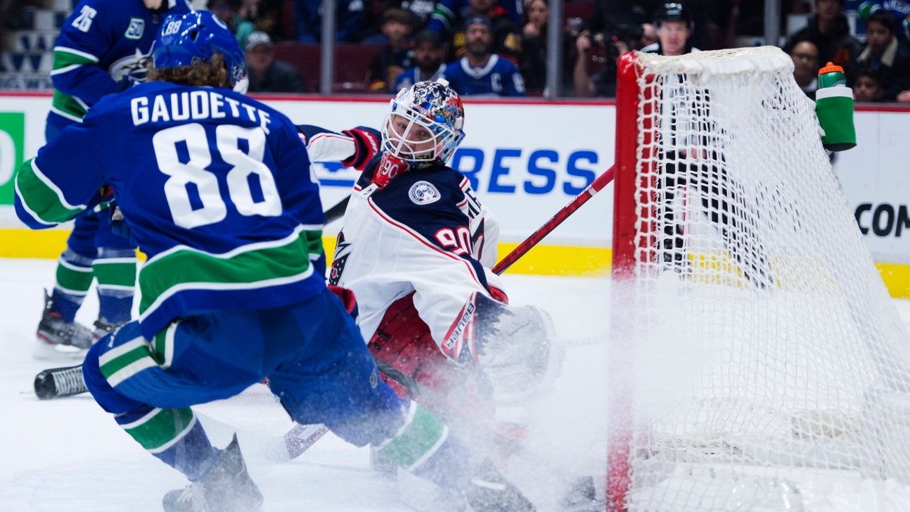 Merzlikins solid in return, Blue Jackets beat Canucks 2-1