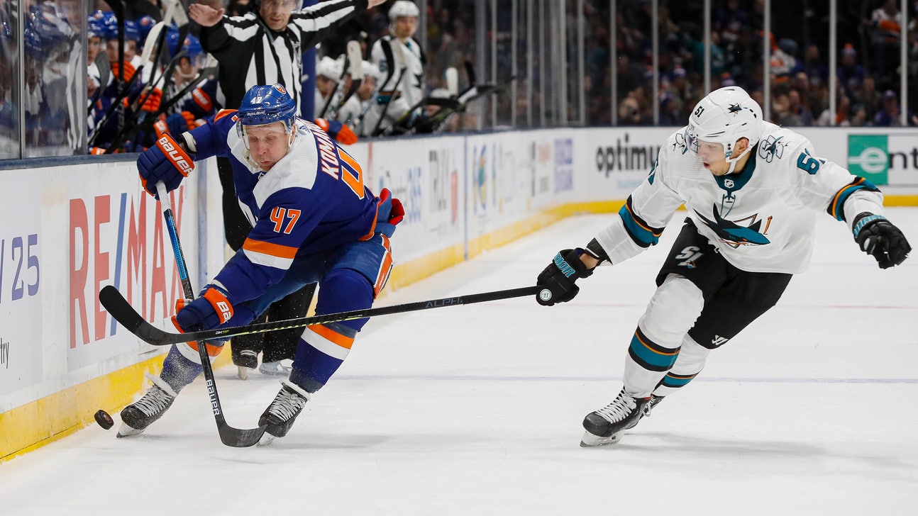 Anders Lee scores twice, Islanders beat Sharks 4-1